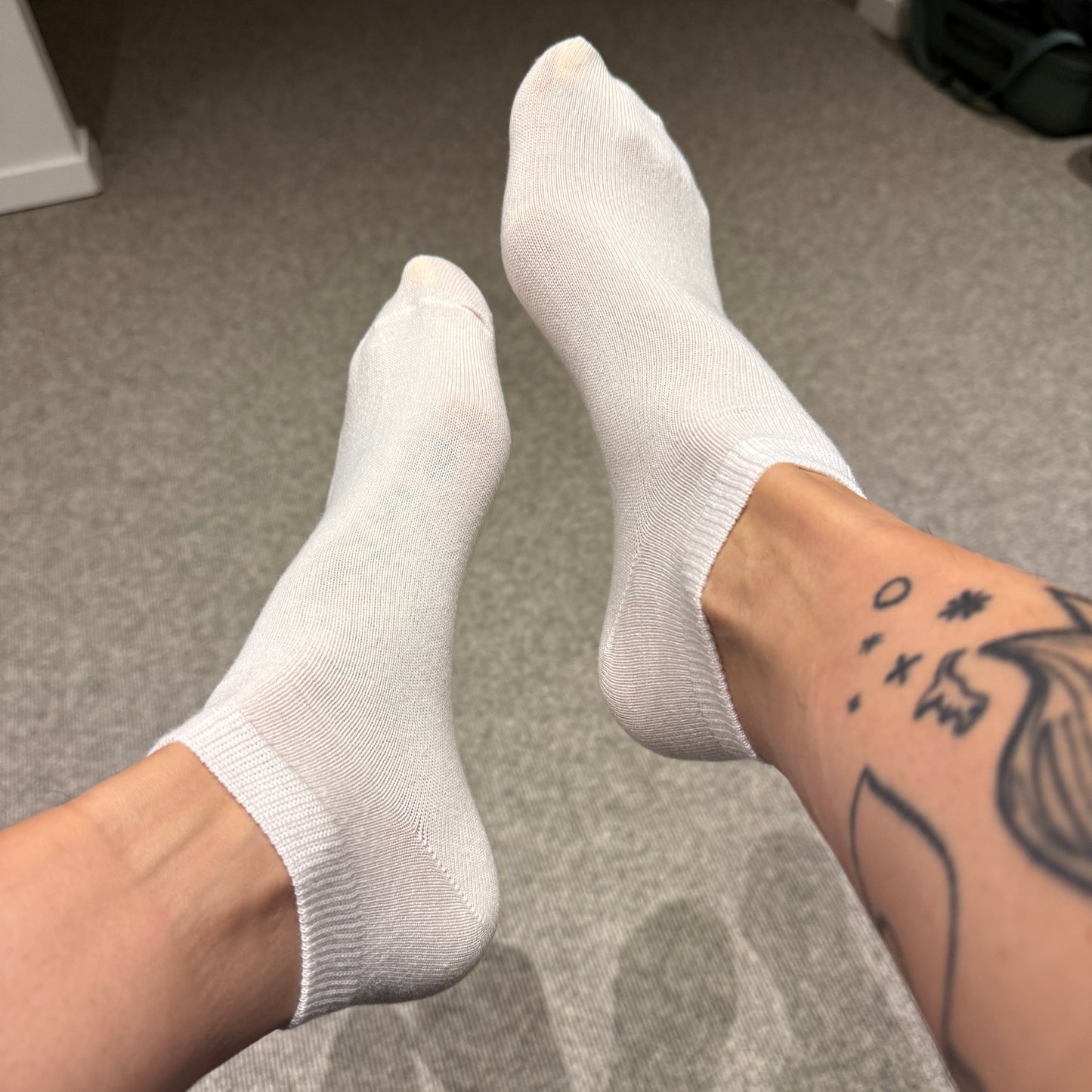 Socken weiss