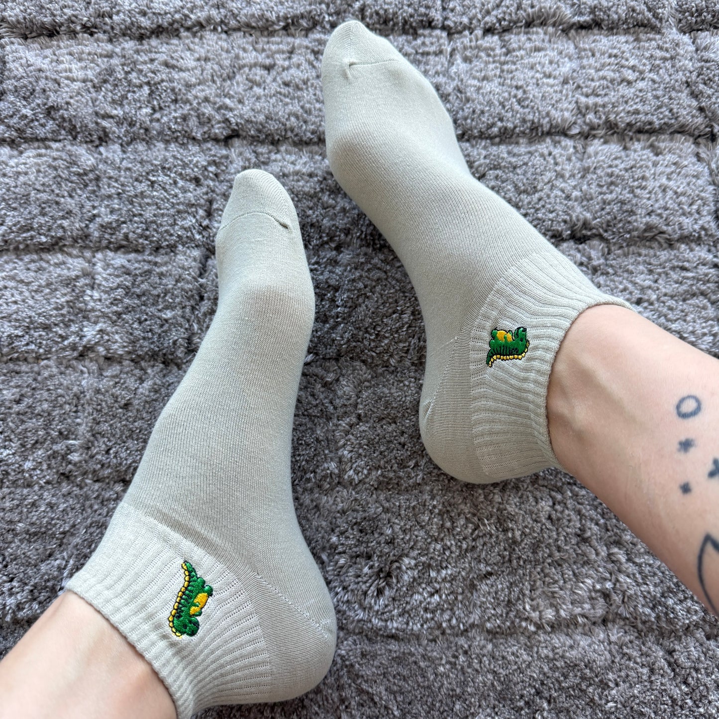 Socken Beige