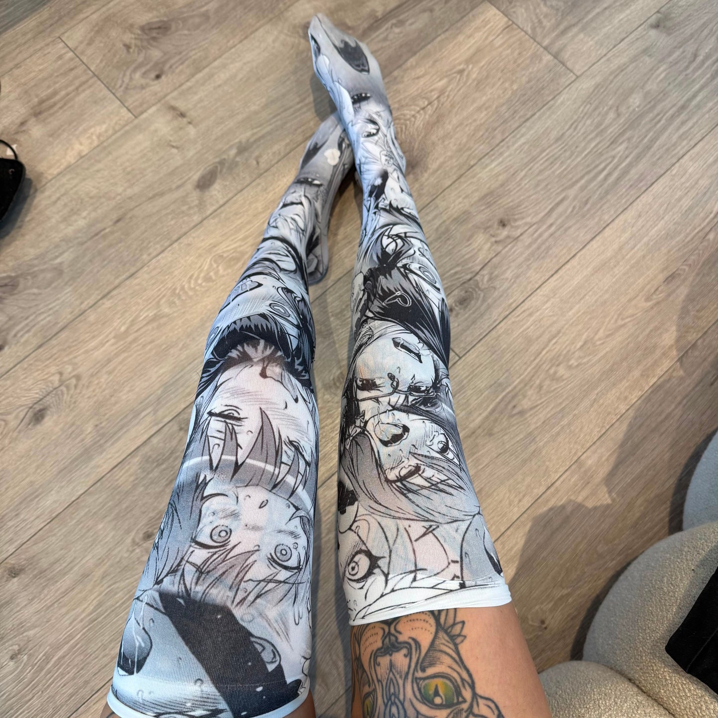 Anime Overknee Socken