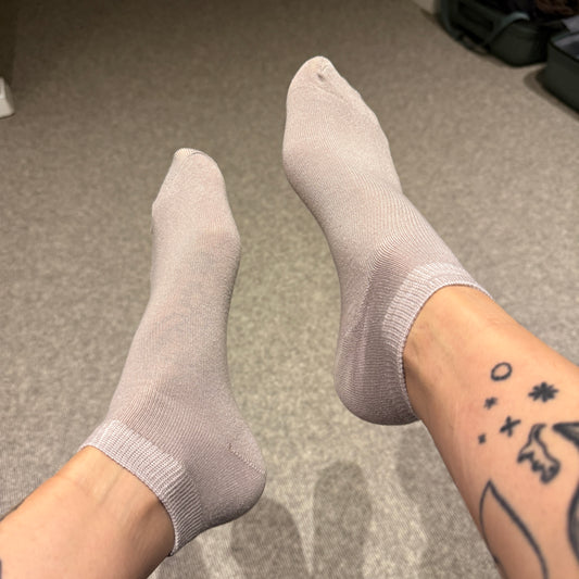 Socken hellbraun