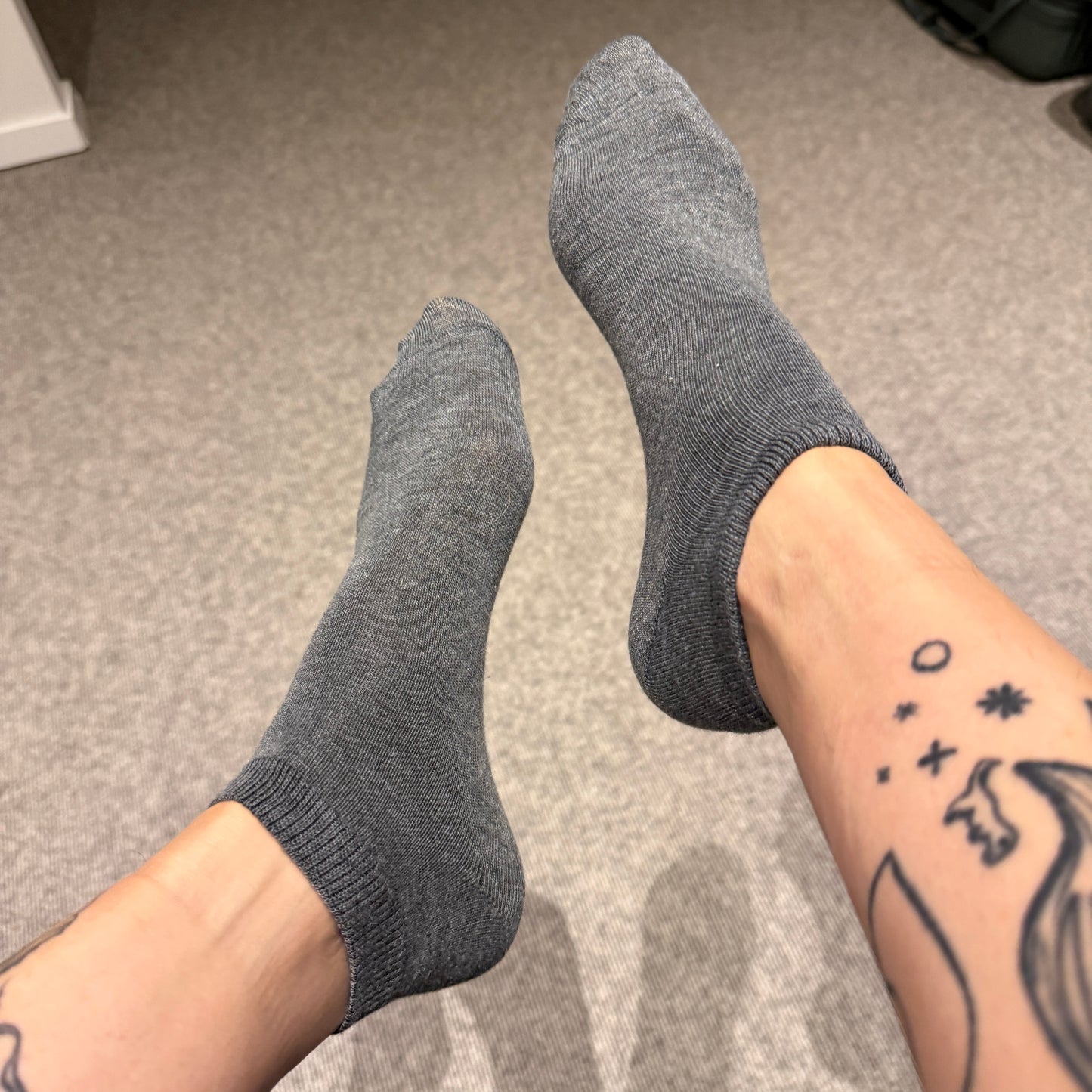 Socken grau