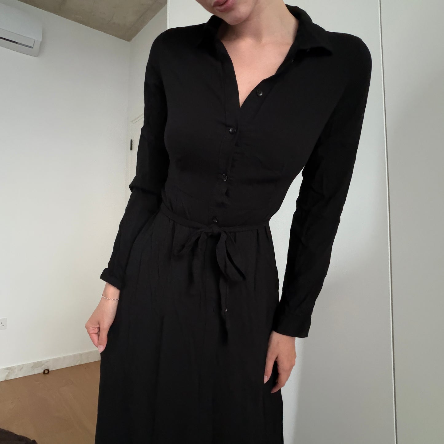 Shaiden Hemdkleid schwarz