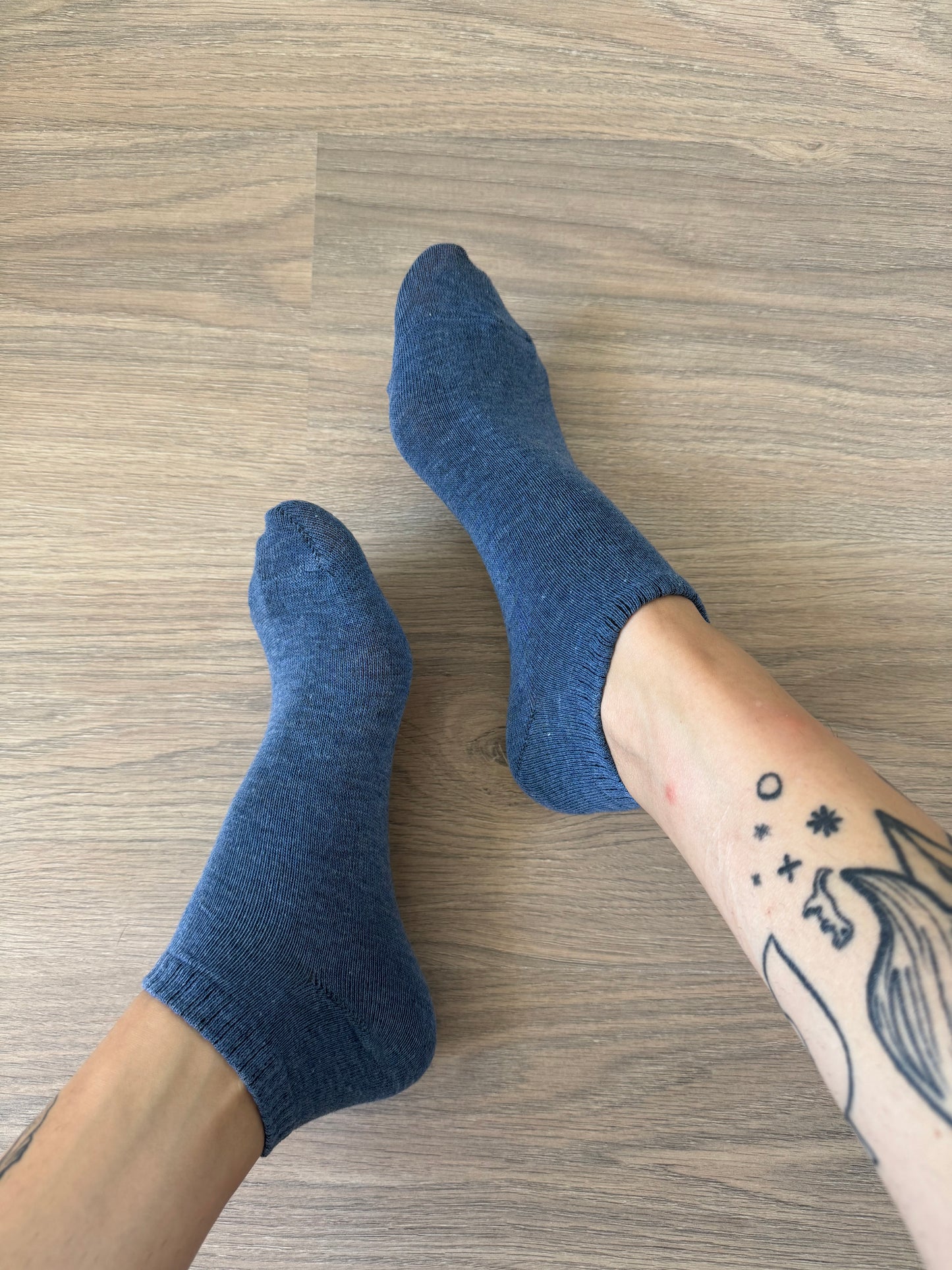 Socken Blau