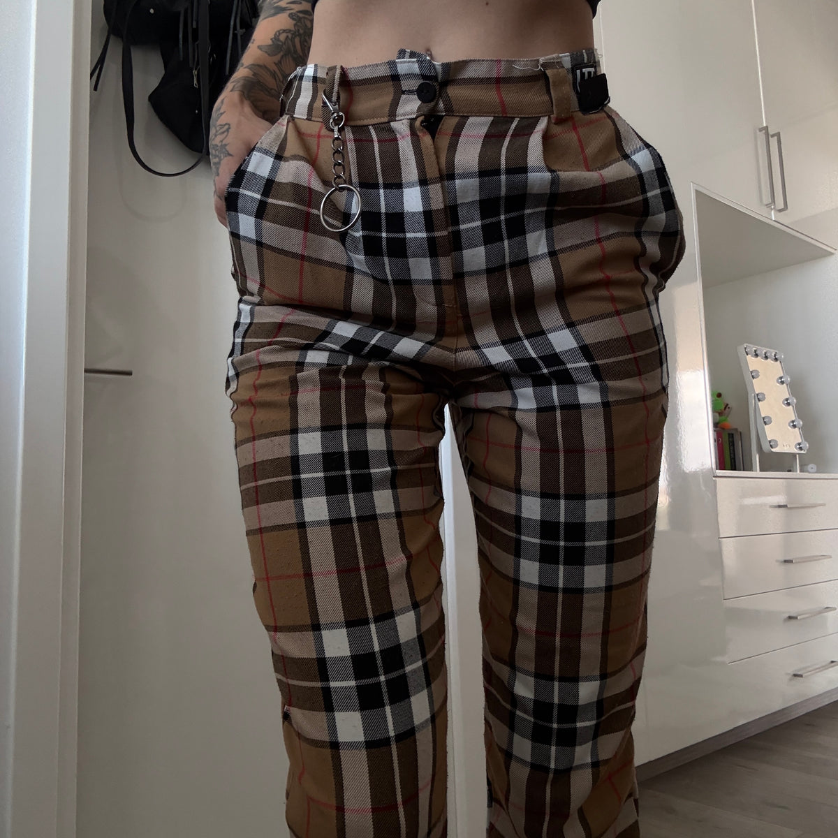 karierte Hose