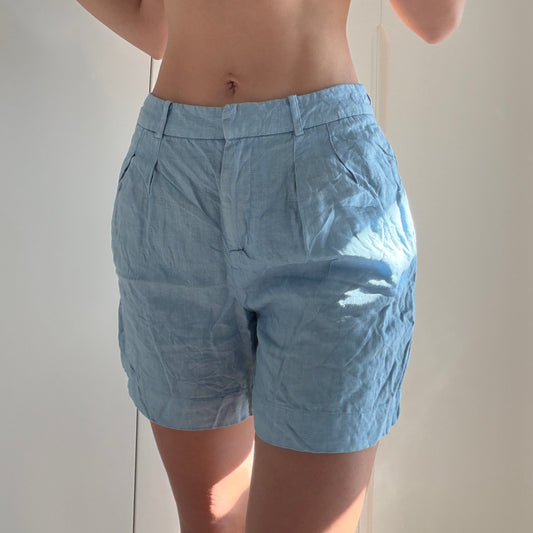 Shaiden Hose blau kurz
