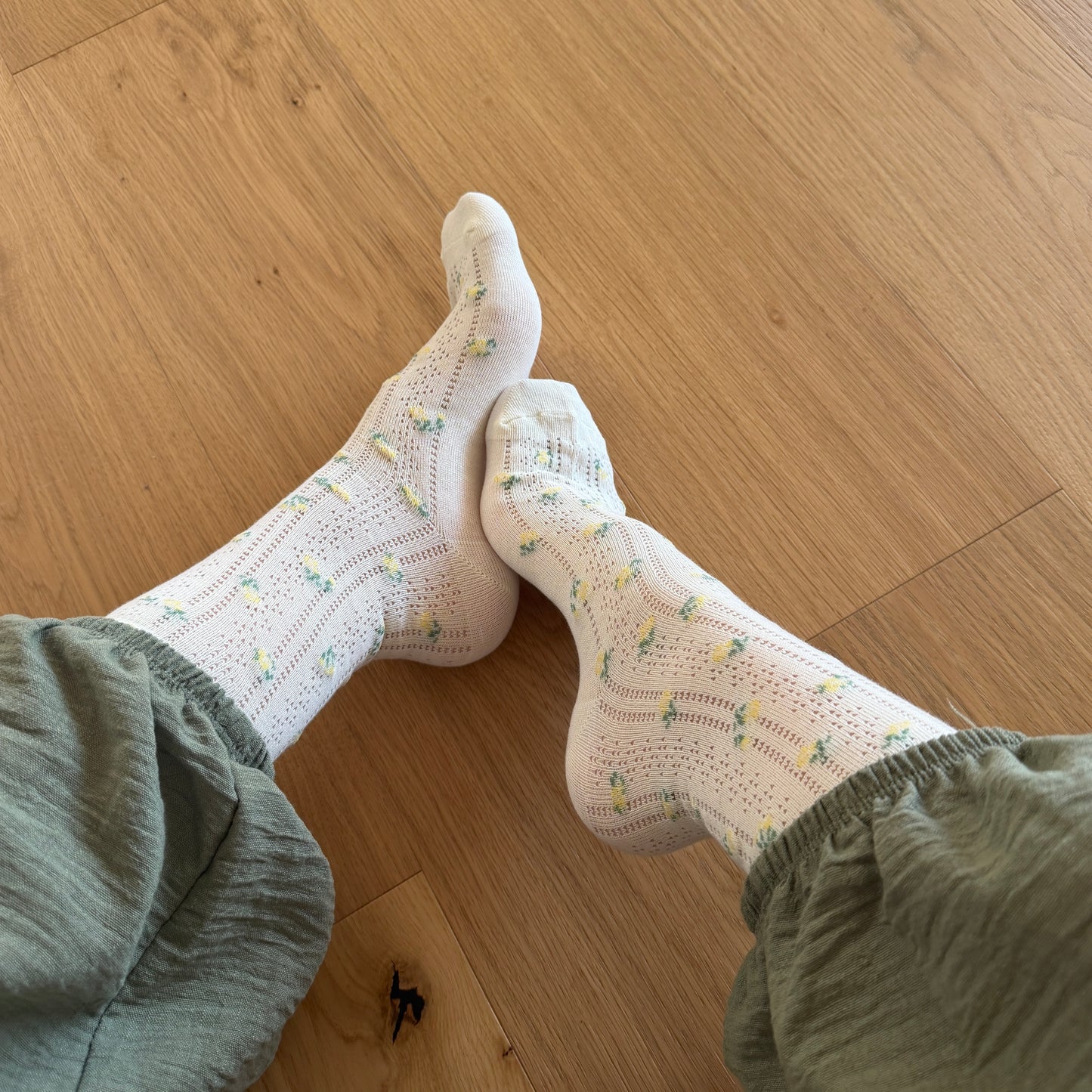 Shaiden Socken Blumen lang