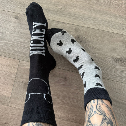 Socken Schwarz Weiß
